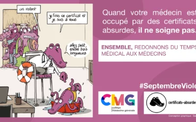 Les professionnels de santé s’associent à l’action Septembre Violet